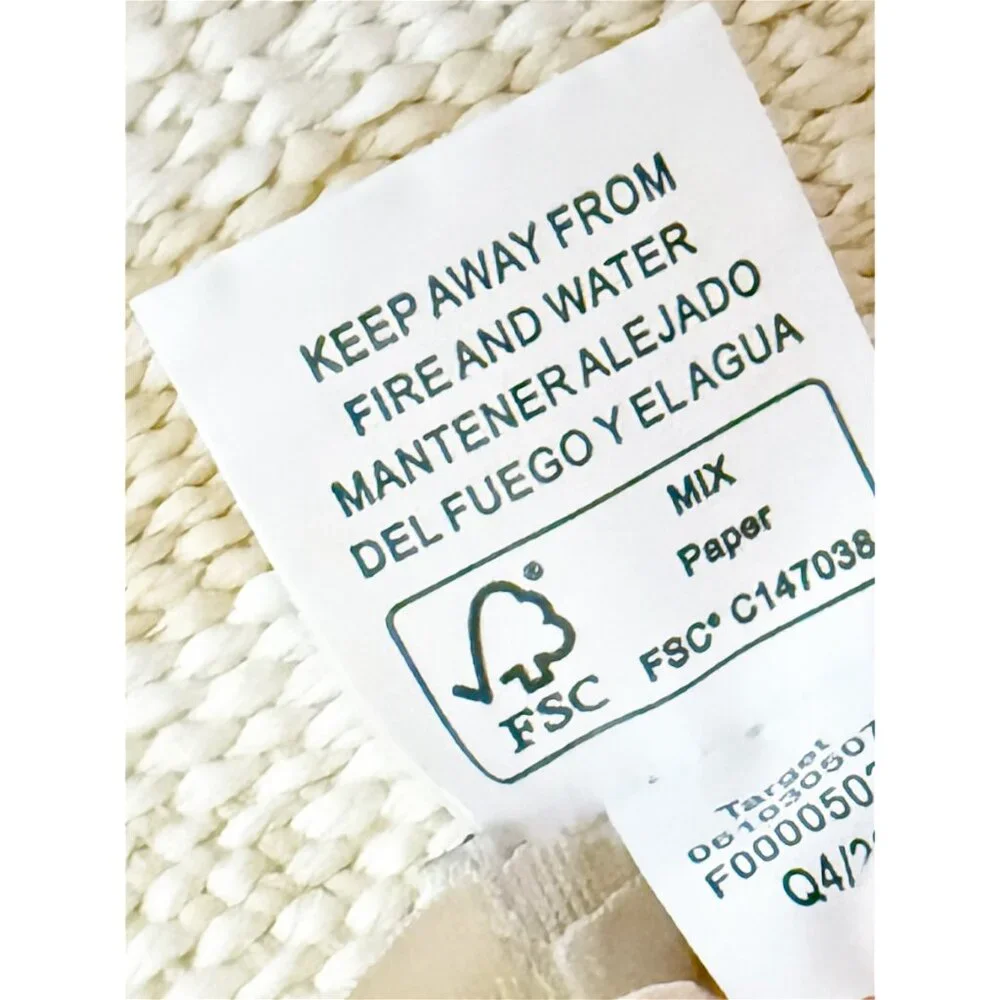 A New Day Striped Floppy Brim Beach Hat Cream Color S/M - Picture 6 of 9